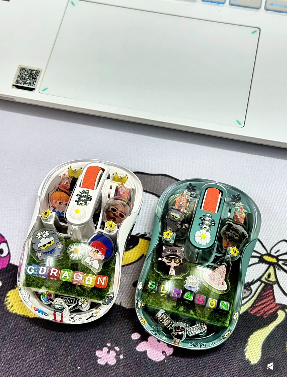 G-Dragon Wireless RGB Mouse, Customizable, with Names